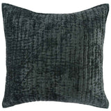 Bari Bay Green Velvet Quilt Collection by Classic Home at Eve Furniture