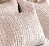 Bari Bliss Pink Velvet Quilt Collection by Classic Home at Eve Furniture