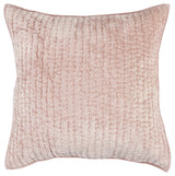 Bari Bliss Pink Velvet Quilt Collection by Classic Home at Eve Furniture