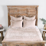 Bari Bliss Pink Velvet Quilt Collection by Classic Home at Eve Furniture