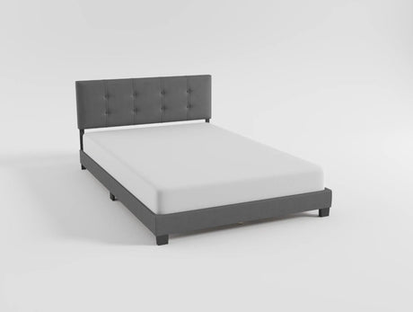 Bari Brown Full Platform Bed by Homelegance at Eve Furniture