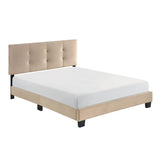 Bari Brown Full Platform Bed by Homelegance at Eve Furniture