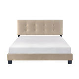 Bari Brown Queen Platform Bed by Homelegance at Eve Furniture
