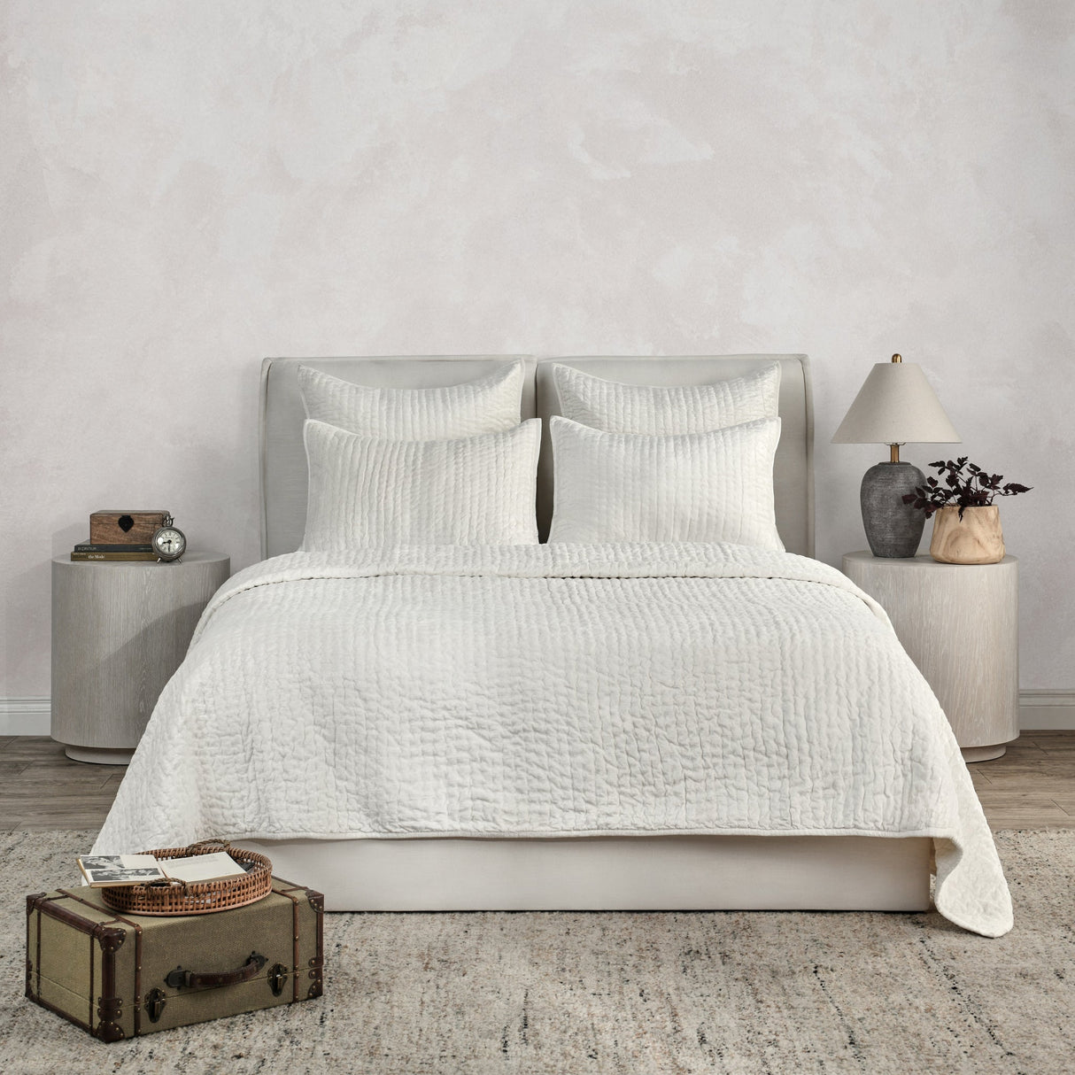 Bari Cloud Velvet Quilt Collection by Classic Home at Eve Furniture