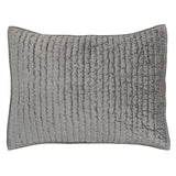 Bari Gray Velvet Quilt Collection by Classic Home at Eve Furniture