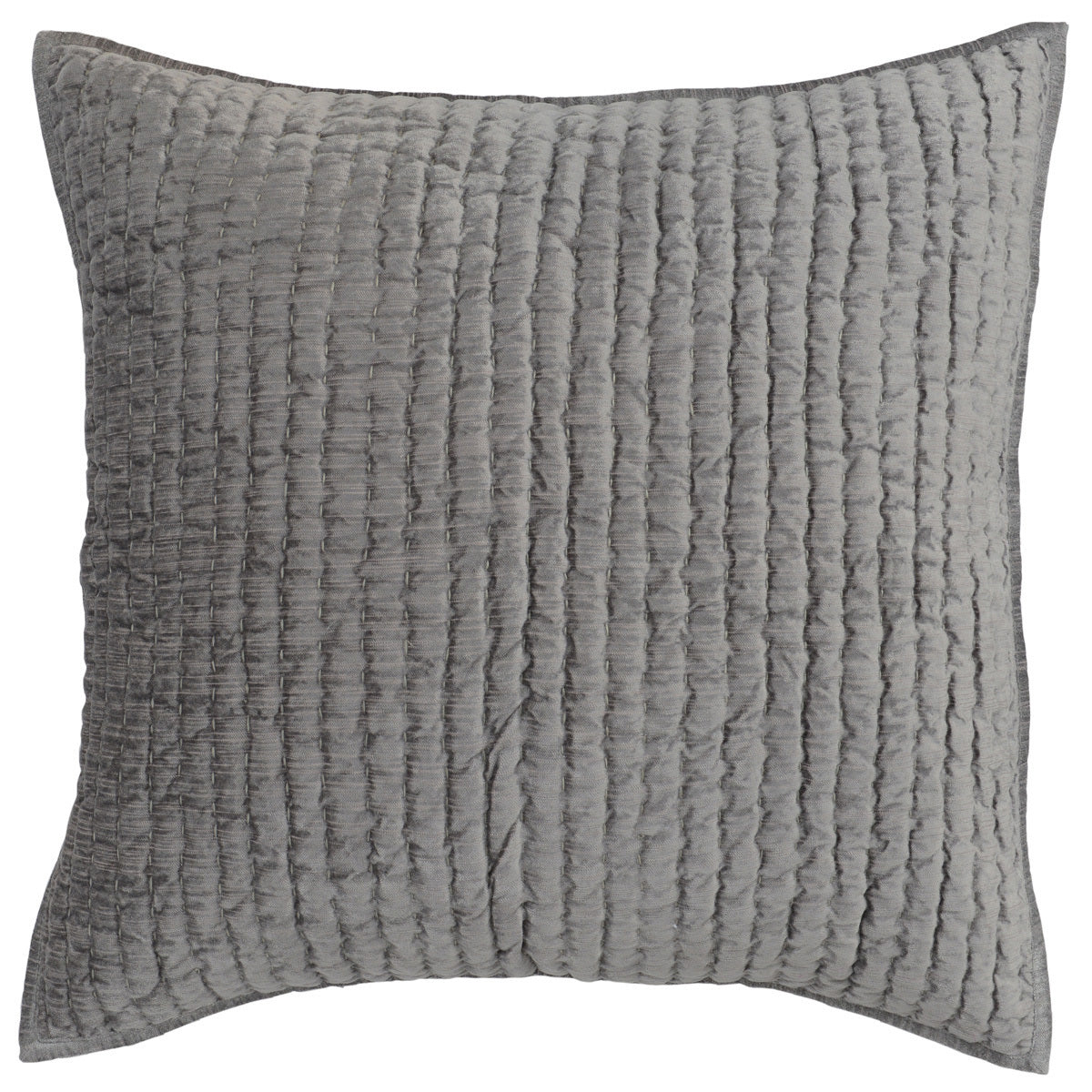 Bari Gray Velvet Quilt Collection by Classic Home at Eve Furniture