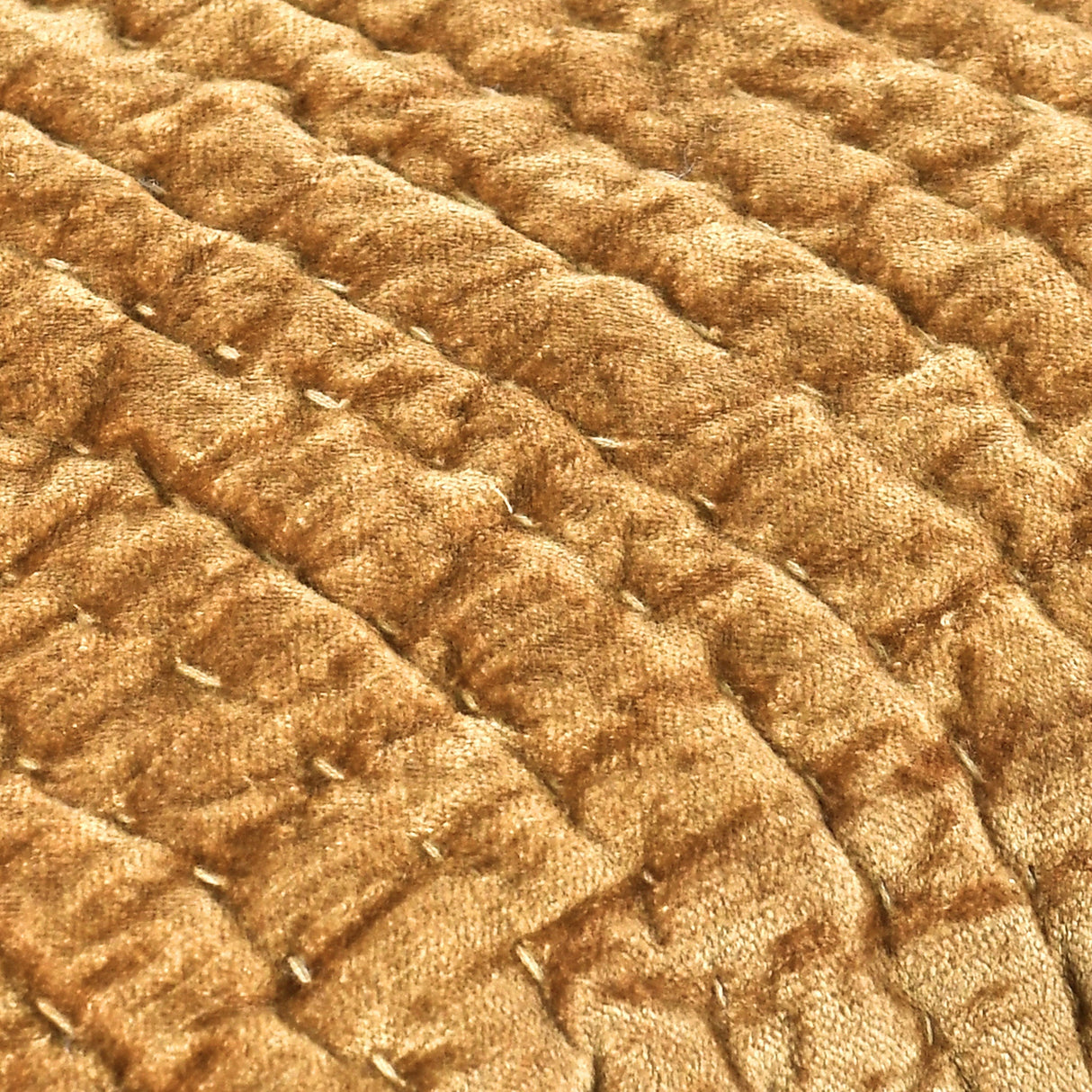 Bari Honey Gold Velvet Quilt Collection by Classic Home at Eve Furniture