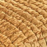 Bari Honey Gold Velvet Quilt Collection by Classic Home at Eve Furniture