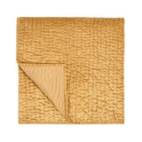 Bari Honey Gold Velvet Quilt Collection by Classic Home at Eve Furniture