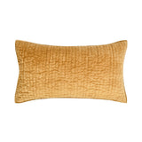 Bari Honey Gold Velvet Quilt Collection by Classic Home at Eve Furniture