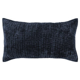 Bari Ocean Blue Velvet Quilt Collection by Classic Home at Eve Furniture