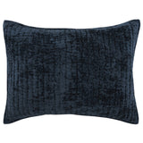 Bari Ocean Blue Velvet Quilt Collection by Classic Home at Eve Furniture