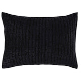 Bari Onyx Velvet Quilt Collection by Classic Home at Eve Furniture