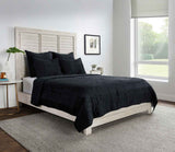Bari Onyx Velvet Quilt Collection by Classic Home at Eve Furniture