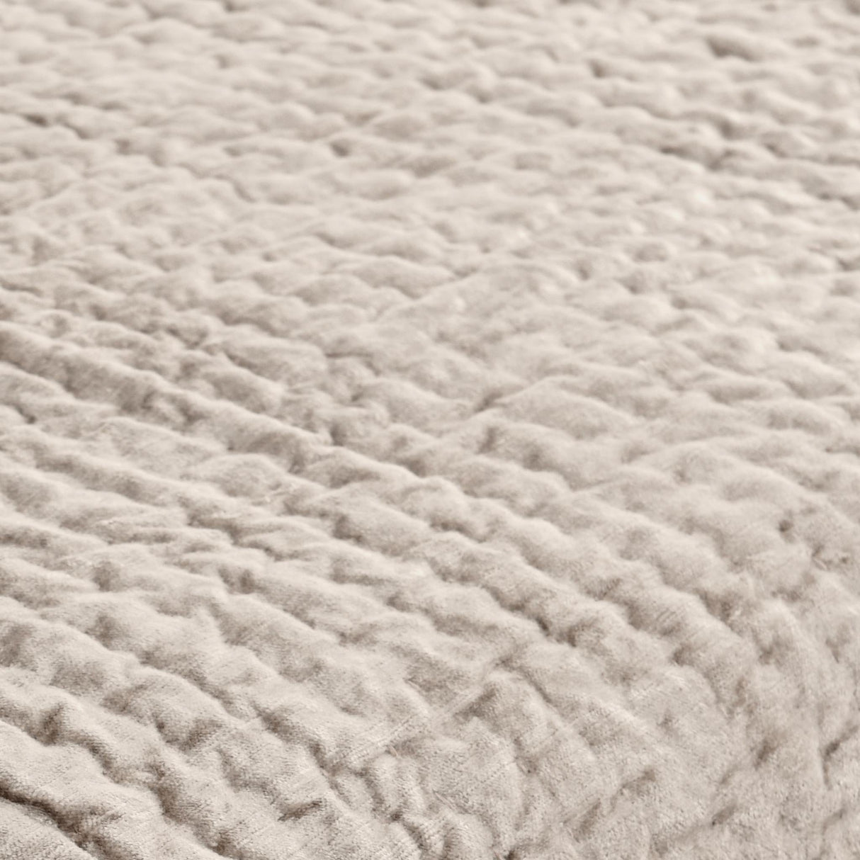 Bari Pebble Velvet Quilt Collection by Classic Home at Eve Furniture