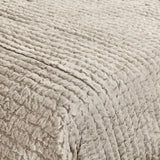Bari Pebble Velvet Quilt Collection by Classic Home at Eve Furniture