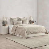 Bari Pebble Velvet Quilt Collection by Classic Home at Eve Furniture