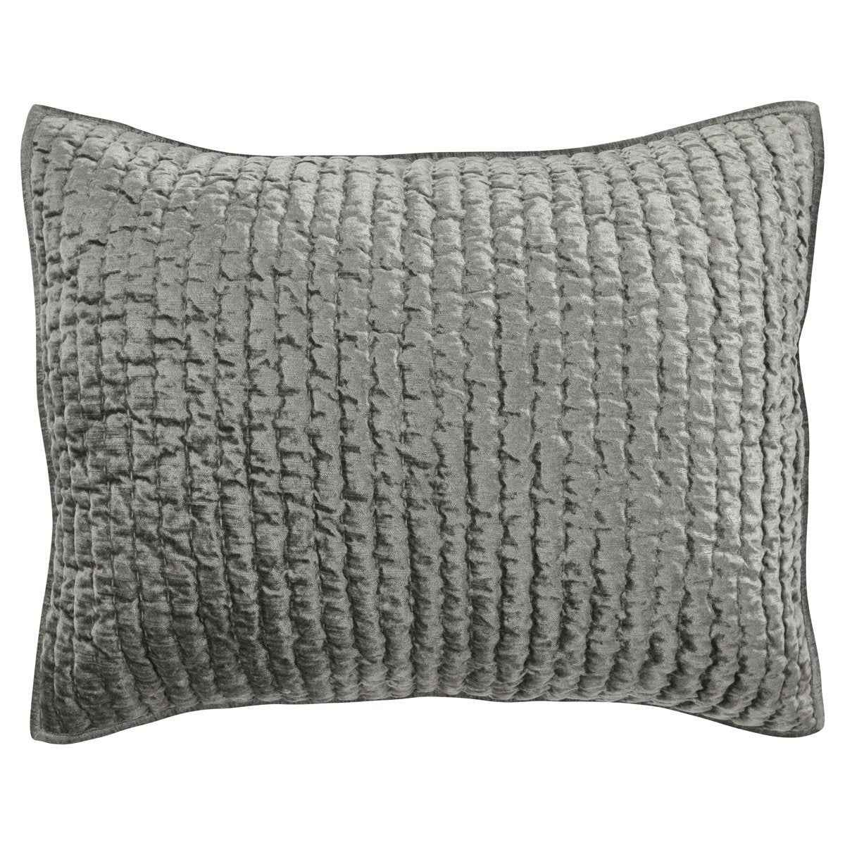Bari Sage Velvet Quilt Collection by Classic Home at Eve Furniture