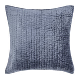 Bari Sea Fog Velvet Quilt Collection by Classic Home at Eve Furniture
