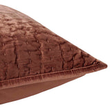 Bari Terracotta Velvet Quilt Collection by Classic Home at Eve Furniture