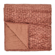 Bari Terracotta Velvet Quilt Collection by Classic Home at Eve Furniture
