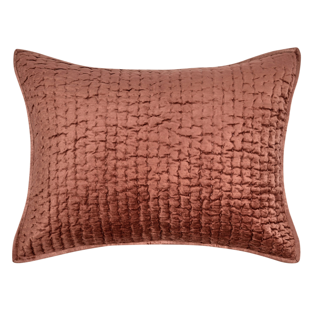 Bari Terracotta Velvet Quilt Collection by Classic Home at Eve Furniture