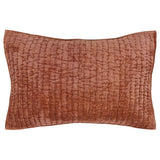 Bari Terracotta Velvet Quilt Collection by Classic Home at Eve Furniture