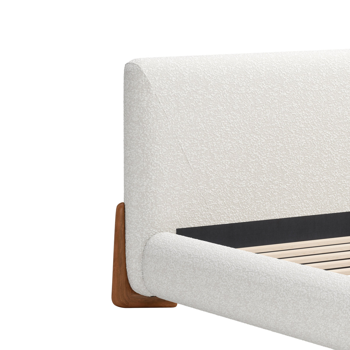 Baris Ivory King Bed by Zuomod at Eve Furniture