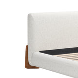 Baris Ivory King Bed by Zuomod at Eve Furniture