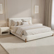 Baris Ivory King Bed by Zuomod at Eve Furniture