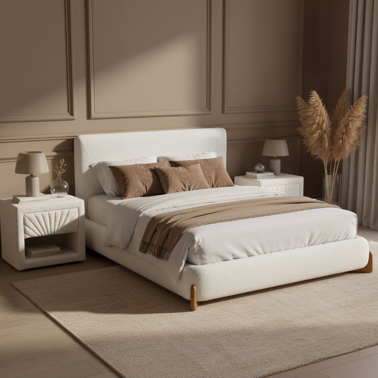 Baris Ivory Nightstand by Zuomod at Eve Furniture
