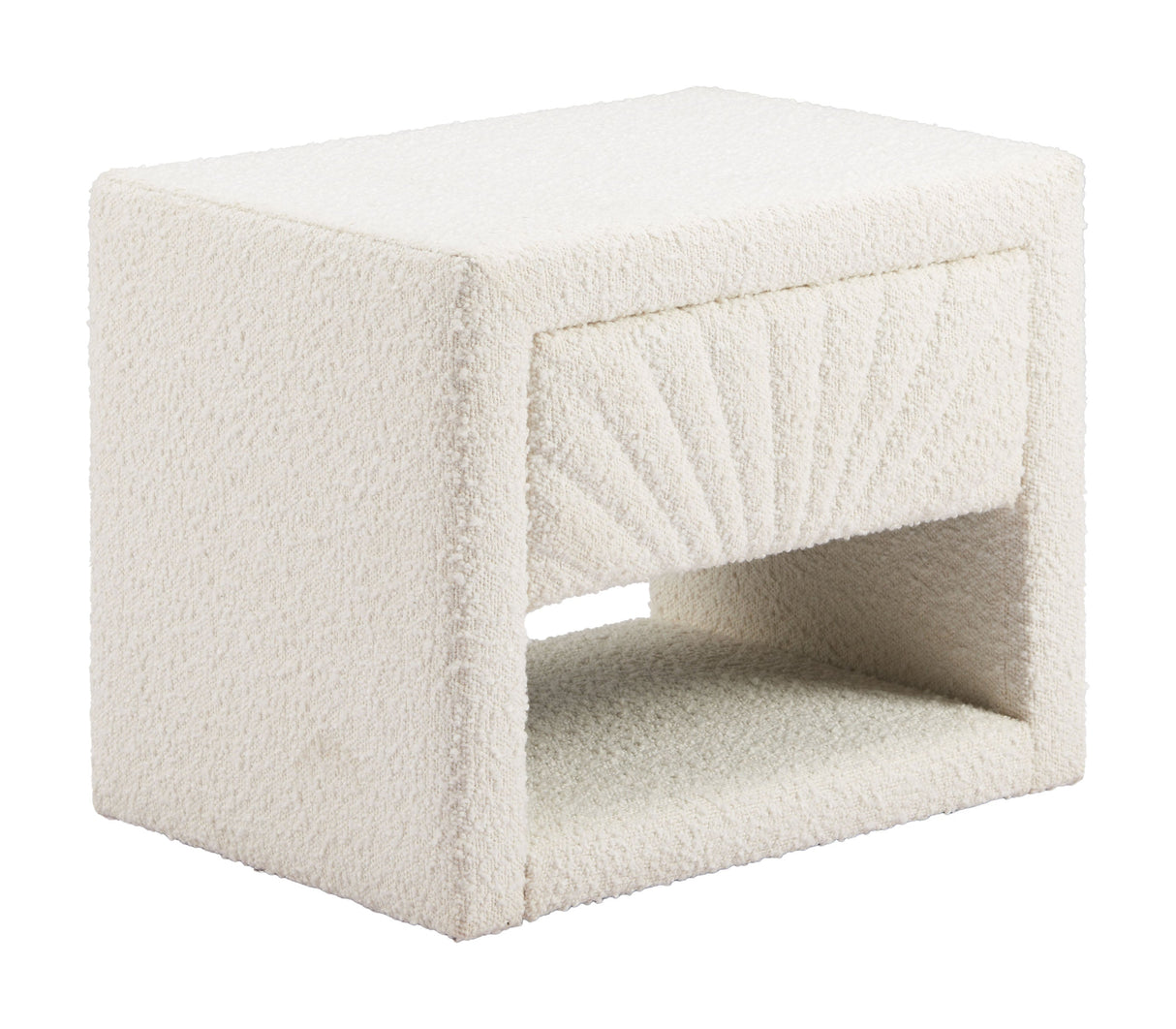 Baris Ivory Nightstand by Zuomod at Eve Furniture