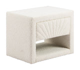 Baris Ivory Nightstand by Zuomod at Eve Furniture