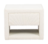 Baris Ivory Nightstand by Zuomod at Eve Furniture