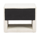 Baris Ivory Nightstand by Zuomod at Eve Furniture