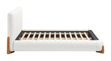 Baris Ivory Queen Bed by Zuomod at Eve Furniture