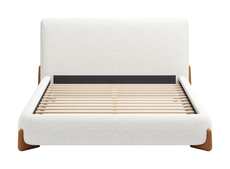 Baris Ivory Queen Bed by Zuomod at Eve Furniture