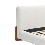 Baris Ivory Queen Bed by Zuomod at Eve Furniture