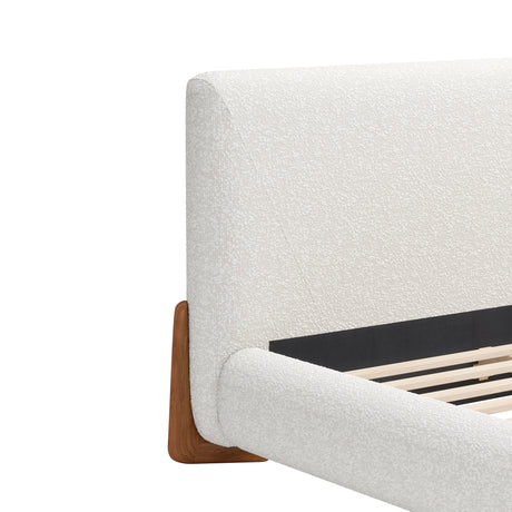 Baris Ivory Queen Bed by Zuomod at Eve Furniture