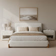 Baris Ivory Queen Bed by Zuomod at Eve Furniture