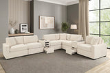 Barista Beige Performance Fabric Modular Sectional Set