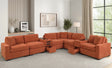 Barista Rust 8-piece Performance Fabric Modular Sectional Set by Happy Homes at Eve Furniture
