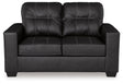 Barlin Mills Carbon Loveseat by Ashley at Eve Furniture
