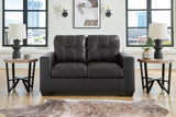 Barlin Mills Carbon Loveseat by Ashley at Eve Furniture