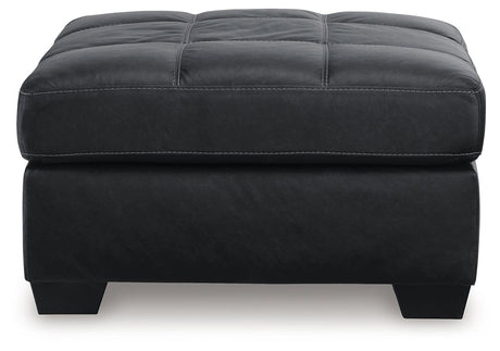 Barlin Mills Carbon Oversized Accent Ottoman by Ashley at Eve Furniture