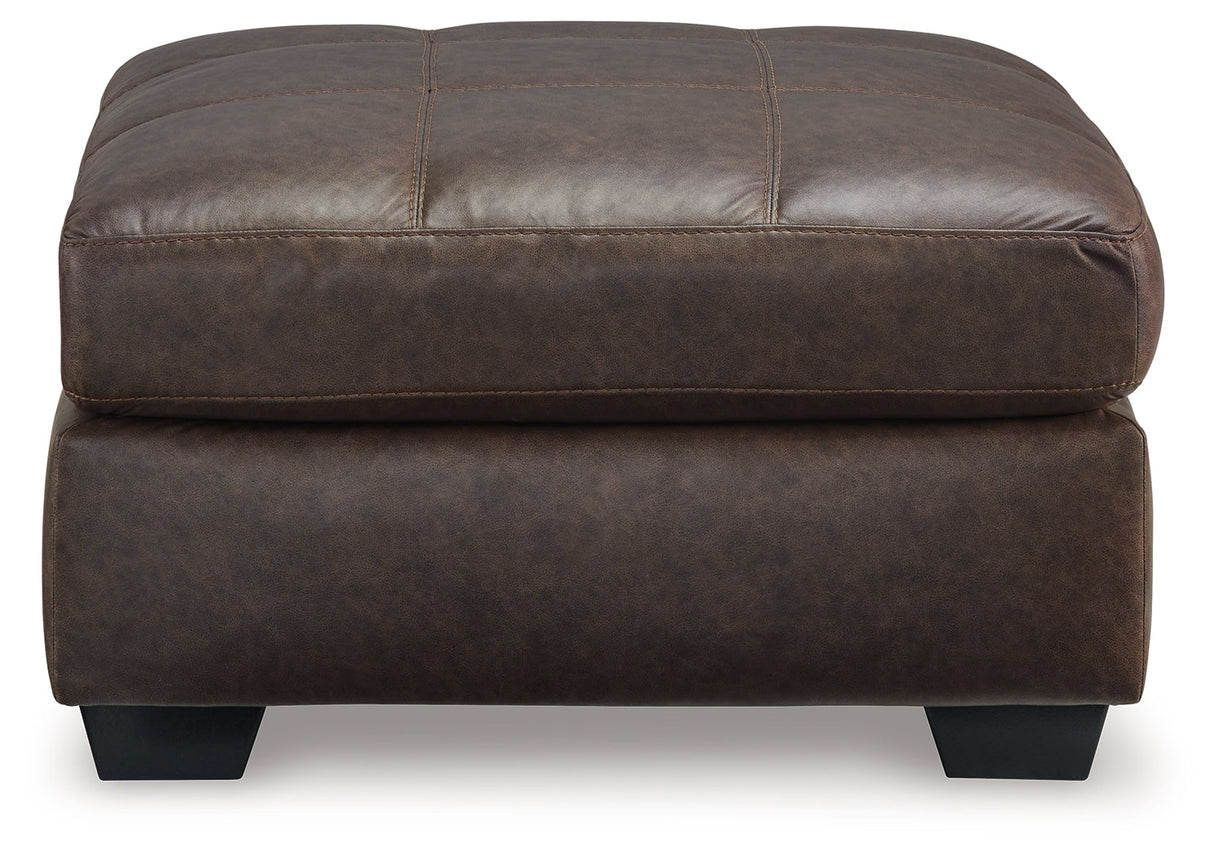 Barlin Mills Umber Oversized Accent Ottoman