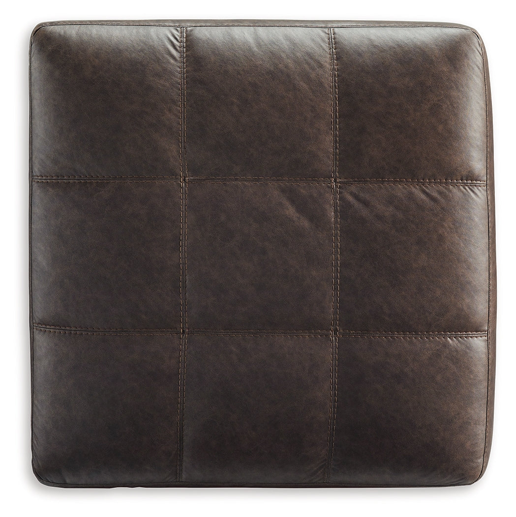 Barlin Mills Umber Oversized Accent Ottoman