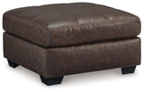 Barlin Mills Umber Oversized Accent Ottoman by Ashley at Eve Furniture
