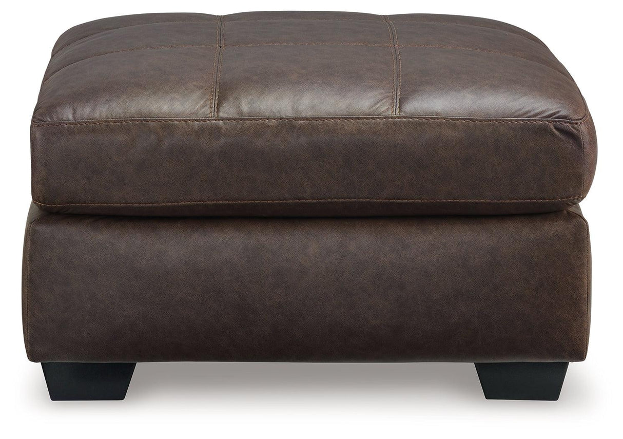 Barlin Mills Umber Oversized Accent Ottoman by Ashley at Eve Furniture