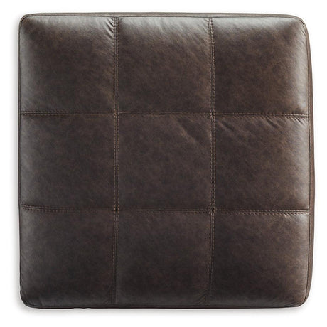 Barlin Mills Umber Oversized Accent Ottoman by Ashley at Eve Furniture